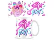 K-POP Demon Hunters (SAJA BOYS) fehér bögre