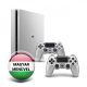 Playstation 4 (PS4) Slim 500 GB Silver Limited Edition 2 kontrollerrel