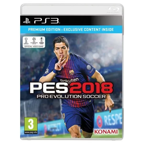 Pro Evolution Soccer 2018 (PES 18) PS3 (használt, karcmentes)