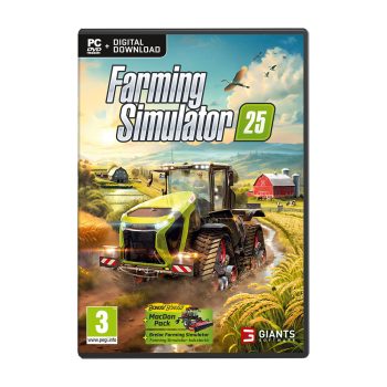   Farming Simulator 25 PC (magyar felirattal!) + Kulcstartó + MacDon DLC pack