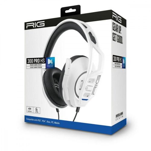 Nacon RIG 300PRO HS Premier Gaming Headset PS4/PS5/Xbox/PC/Mobil - Fehér