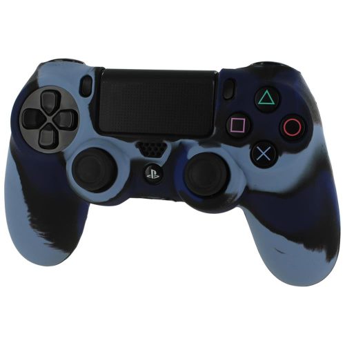 ZedLabz Szilikon Védőtok PS4 Dualshock 4-hez (sötét kék camo)