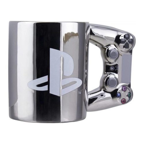 Playstation 4 Kontroller 3D bögre - Ezüst