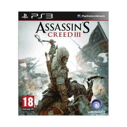 Assassins Creed III (3) PS3 (használt, karcmentes, angol nyelvű!)