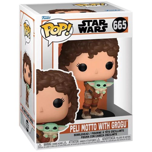 Funko POP! Star Wars: The Mandalorian – Peli Motto w/Grogu figura #665