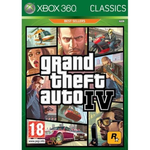 Grand Theft Auto IV (GTA 4) Xbox 360 (használt, karcmentes)