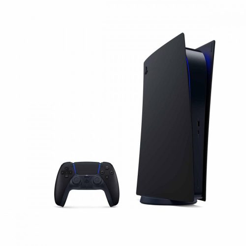 PlayStation®5 (PS5) Digital Edition Console Cover konzolborító Midnight Black (fekete) DIGITÁLIS GÉPHEZ