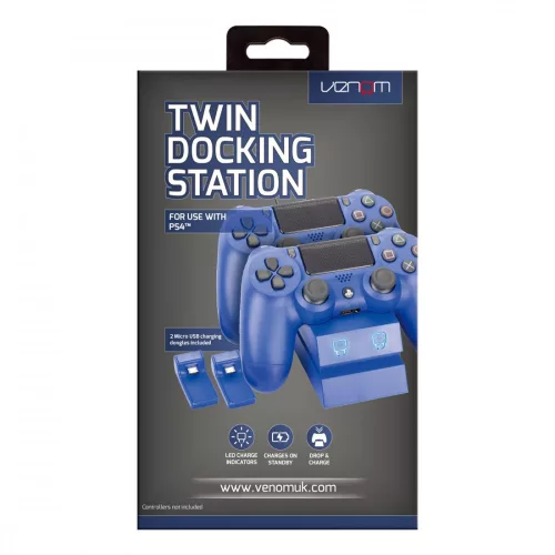 Venom Töltőállomás PS4 (Wave Blue - kék) VS2738