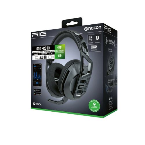 Nacon RIG 600 PRO HX vezeték nélküli, Xbox One / Series S / X / PC headset - fekete 