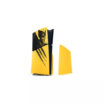  PlayStation®5 (PS5) Console Cover konzolborító - Marvels Wolverine Battle Yellow Limited Edition (SLIM gépekhez)
