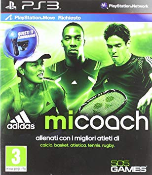 Adidas Micoach (promó lemez, CD tokban) PS3 (használt, move szükséges, karcmentes)