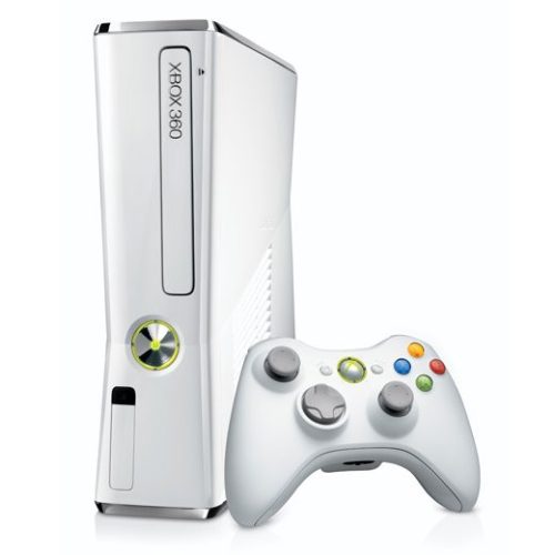Xbox 360 Slim 4 GB Fehér gépcsomag (használt, tesztelt, 1 hónap garanciával)