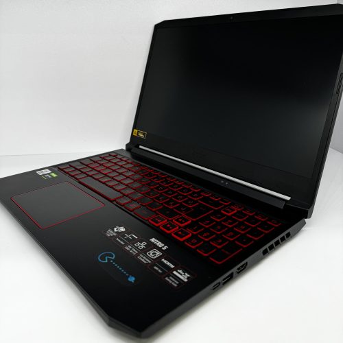 Acer Nitro 5 gamer laptop, AN515-55-56F5,  15.6" 144Hz, i5 10300H, 8GB DDR4, 512SSD,  GTX1650 4GB (használt, 6 hónap jótállás, 0% ÁFA)