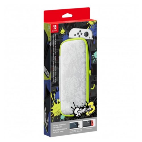 Nintendo Switch és Switch OLED hordtáska + védőfólia Splatoon 3 Edition