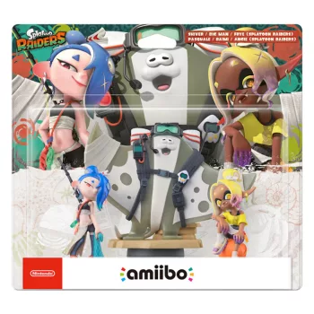 Splatoon Raiders Shiver, Frye and Big Man Amiibo