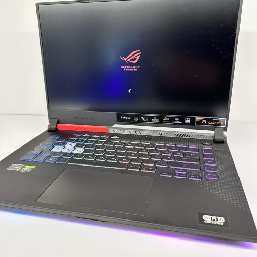 Asus ROG STRIX G513QC-HN001 (15'6/AMD Ryzen 7 5800H/32GB RAM DDR4/512 SSD) (használt, 12 hónap jótálás)