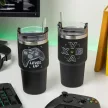 Xbox Gamer hőszigetelt pohár szívószállal (600 ml)