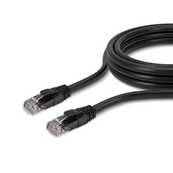 Cablexpert UTP kábel, 10 Gbps sebesség , fekete, 5 méter