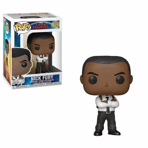 Funko POP Movies Captain Marvel - Nick Fury Figura