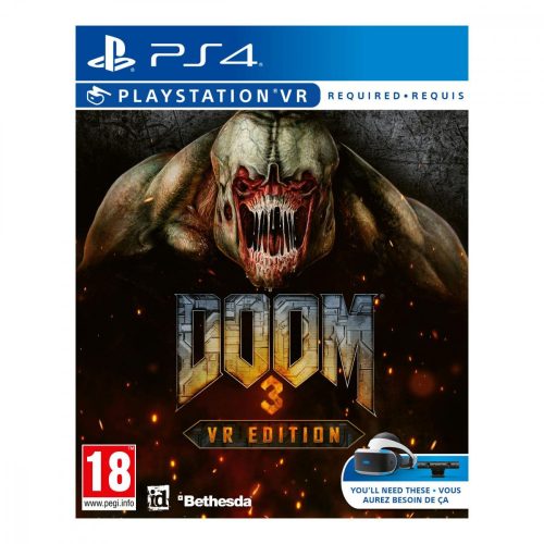 Doom 3: VR Edition PS4 (PS VR szükséges, használt, karcmentes)