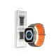 Devia APPLE WATCH SZILIKON SPORT SZÍJ 38/40/41 MM - Szürke / Sárga