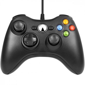   Utángyártott Xbox 360/PC Vezetékes Kontroller (Fekete) PRCX360WRDBK