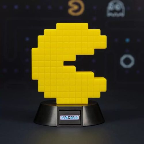Pac-Man Icon formájú világító dísztárgy