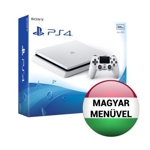 Playstation 4 (PS4) Slim 500 GB Fehér (Glacier white)