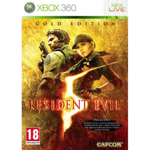 Resident Evil 5 Gold Edition Xbox 360 (használt, karcmentes)