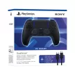 Playstation®5 (PS5) DualSense™ V3 Midnight Black (fekete) vezeték nélküli kontroller + USB kábel