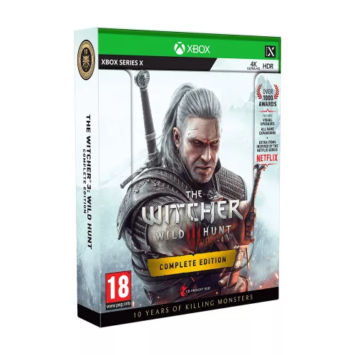 The Witcher 3: The Wild Hunt - Complete Edition + 10. évfordulós fémtok Xbox Series X (magyar menü és felirat)