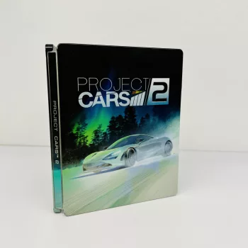   Használt gyűjtői fémtok: Project Cars 2 (játékszoftvert nem tartalmaz)