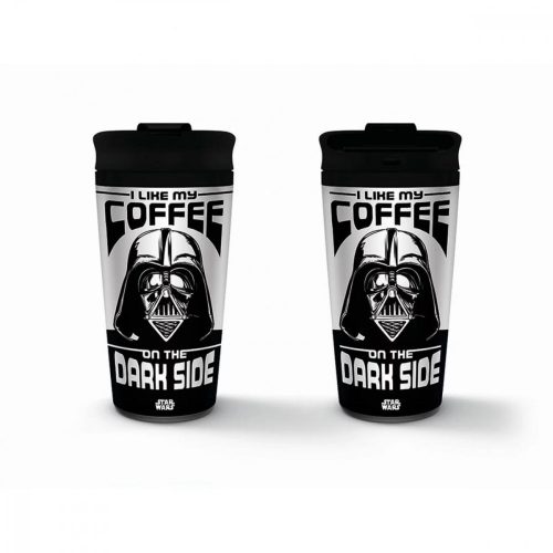 Star Wars (I Like My Coffee on the Dark Side) fém utazó bögre