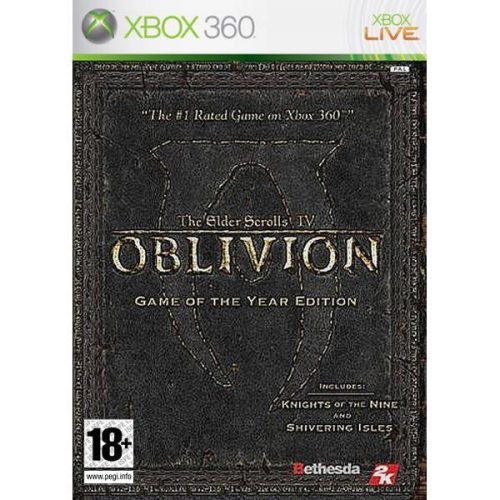 The Elder Scrolls IV (4) Oblivion Game of the Year Edition Xbox 360 (használt, karcmentes, német nyelvű!)