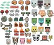 Minecraft Fotó kellék Pack (58 db)
