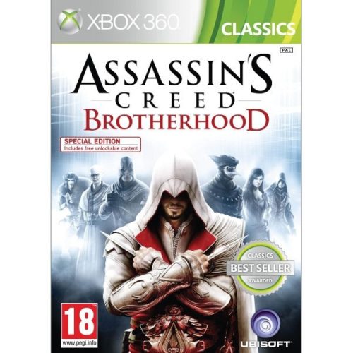 Assassins Creed Brotherhood Xbox 360 (használt, karcmentes)