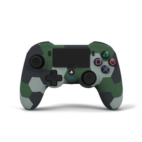 Nacon Aszimmetrikus Vezeték Nélküli kontroller PS4 - Zöld terepminta