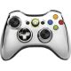 Xbox 360 kontroller, vezeték nélküli, króm-ezüst (használt, 1 hónap jótállás)