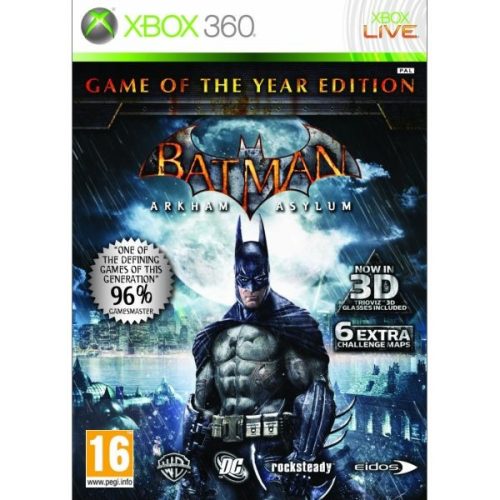 Batman: Arkham Asylum Game of the Year Xbox 360 (használt)