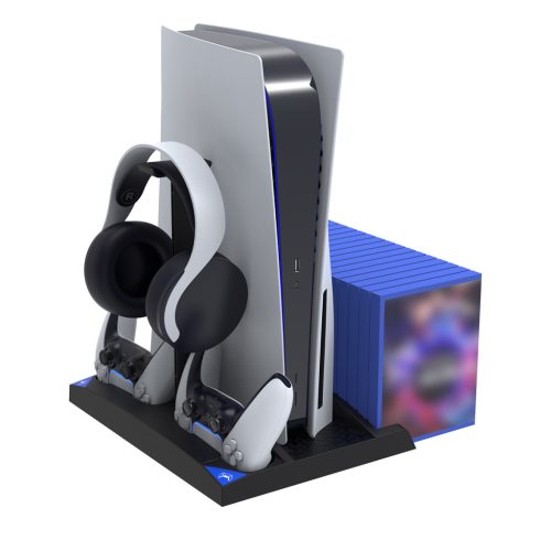 IPEGA P5013B MULTIFUNKCIÓS ÁLLVÁNY PS5 FEKETE