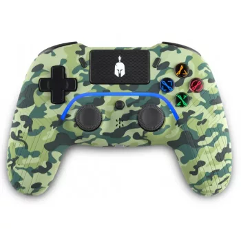   Spartan Gear - Aspis 4 Vezeték nélküli Kontroller Zöld terepminta PS4 (használt, 1 hónap jótállás)