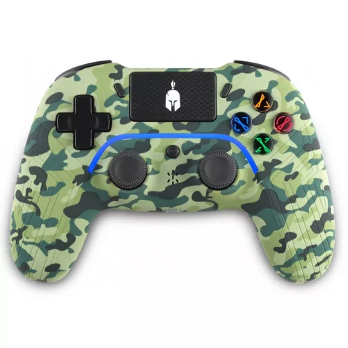 Spartan Gear - Aspis 4 Vezeték nélküli Kontroller Zöld terepminta PS4 (használt, 1 hónap jótállás)