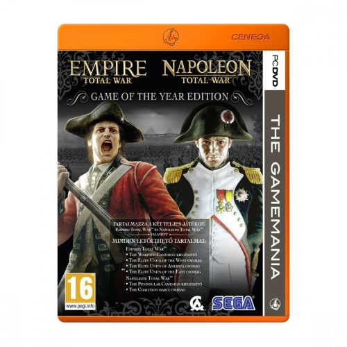 Empire Total War és Napoleon Total War Game of the Year Edition Classics Collection PC