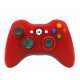 Utángyártott Xbox 360/PC/PS3 Vezetéknélküli Kontroller (USB adapterrel) (Piros)