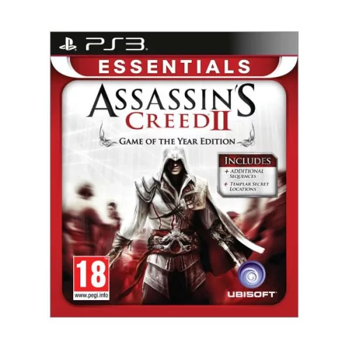 Assassins Creed II (2) + Assassins Creed PS3  (használt,karcmentes)