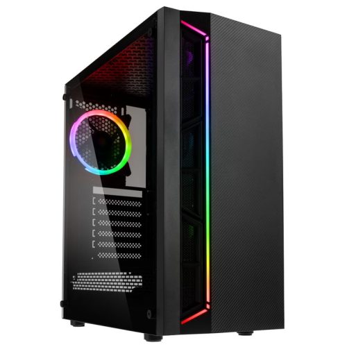 Kolink Inspire K7 ARGB ATX Edzett üveg Fekete