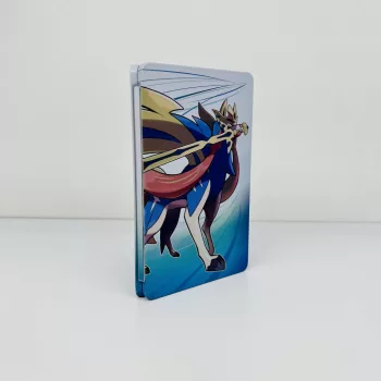   Használt gyűjtői fémtok: Pokémon Sword (játékszoftvert nem tartalmaz)