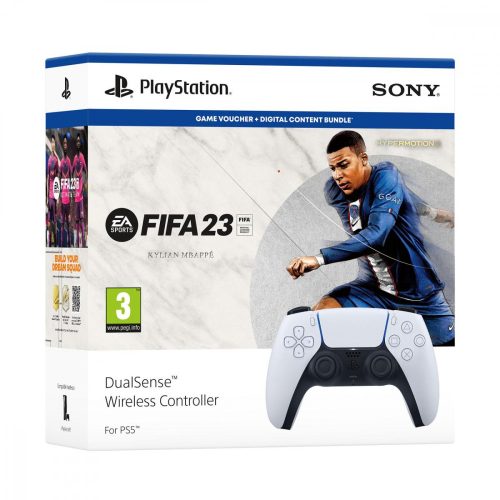 Playstation®5 (PS5) DualSense™ (fehér) kontroller + FIFA 23 letöltőkód!