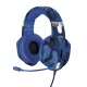 Trust Gaming GXT 322B Carus Játékosoknak készült mikrofonos fejhallgató PS4 / PS5 - Kék terepminta (23249)