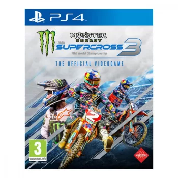 Monster Energy Supercross 3 PS4 (hasznalt,karcmentes)